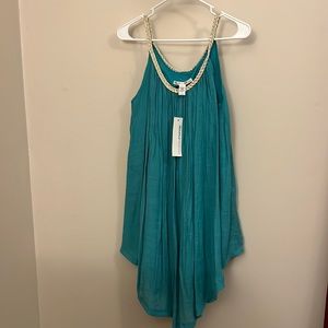 Fully lined dress or beach cover up NWT